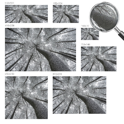 Selbstklebende Fototapete fürs Schlafzimmer Winterlandschaft