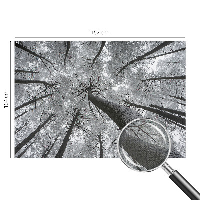 Selbstklebende Fototapete fürs Schlafzimmer Winterlandschaft