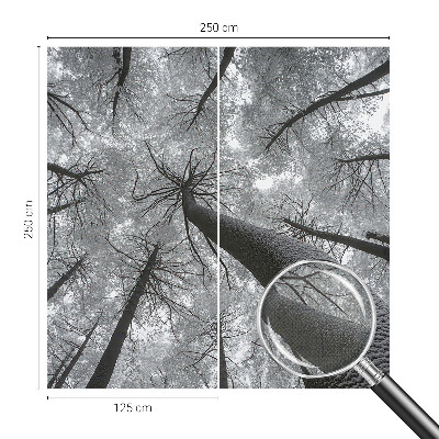 Selbstklebende Fototapete fürs Schlafzimmer Winterlandschaft