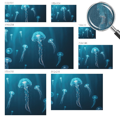 Fototapete in 3D-Optik Maritime Eleganz