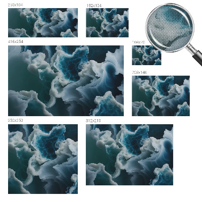 3D-Fototapete fürs Schlafzimmer Meereswellen