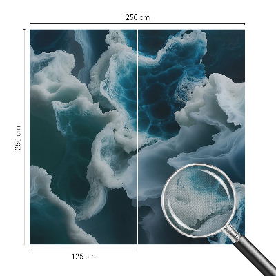 3D-Fototapete fürs Schlafzimmer Meereswellen