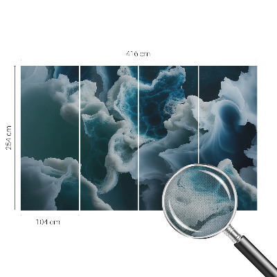 3D-Fototapete fürs Schlafzimmer Meereswellen