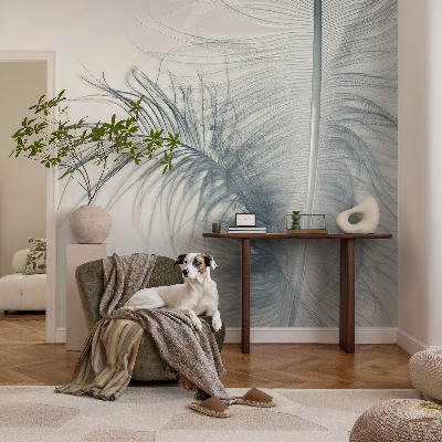 Motivtapete nach Maß Zarte Feder