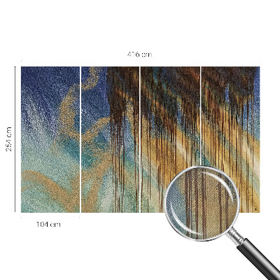 Vintage tapete Abstrakte Komposition