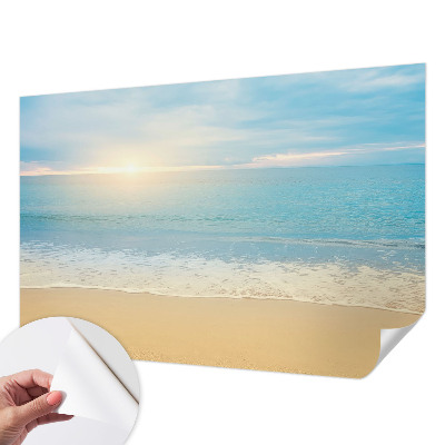 Selbstklebende Fototapete für die Wand Sonnenaufgang