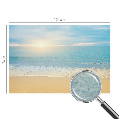 Selbstklebende Fototapete für die Wand Sonnenaufgang