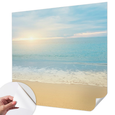 Selbstklebende Fototapete für die Wand Sonnenaufgang