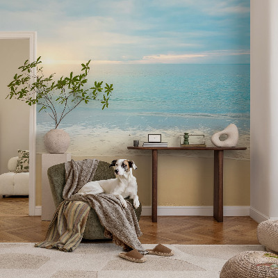 Selbstklebende Fototapete für die Wand Sonnenaufgang