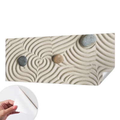 Selbstklebende Fototapete fürs Schlafzimmer Harmonische Wellen