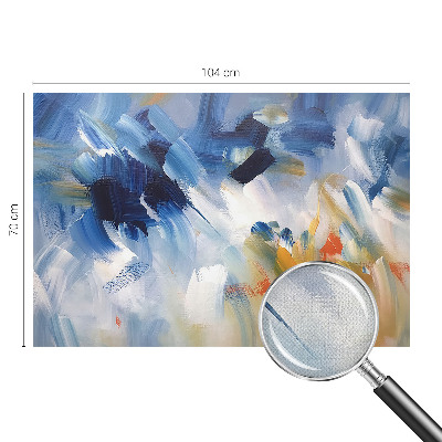 Fototapete in 3D-Optik Bunte Pinselstriche