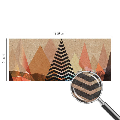 3D-Fototapete fürs Schlafzimmer Abstrakte Landschaft