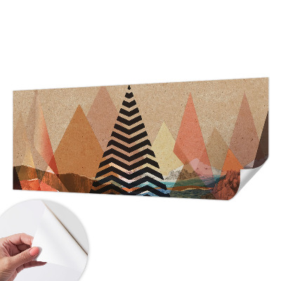 3D-Fototapete fürs Schlafzimmer Abstrakte Landschaft