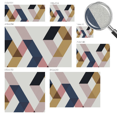 Fototapete nach Maß Bunte Rauten