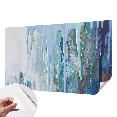 Motivtapete fürs Wohnzimmer Blaue Kaskaden