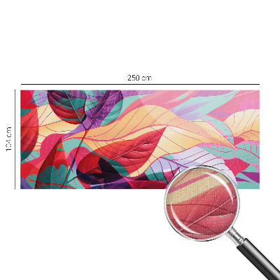 Selbstklebende Fototapete fürs Wohnzimmer Abstrakte Blätter