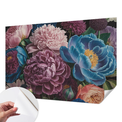 Fototapete nach Maß Bunte Blumen