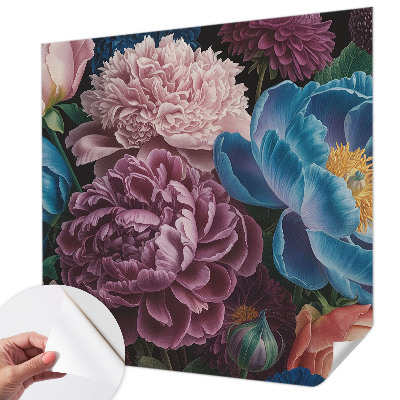 Fototapete nach Maß Bunte Blumen