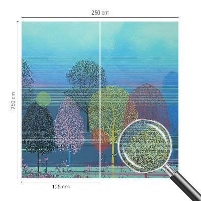 Motivtapete fürs Wohnzimmer Farbenfrohe Harmonie