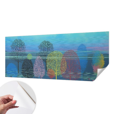 Motivtapete fürs Wohnzimmer Farbenfrohe Harmonie