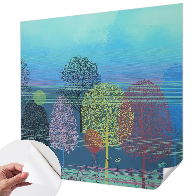 Motivtapete fürs Wohnzimmer Farbenfrohe Harmonie