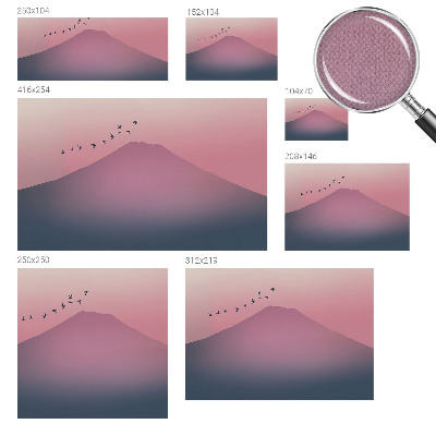 Motivtapete nach Maß Bergwesten