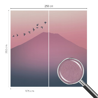 Motivtapete nach Maß Bergwesten