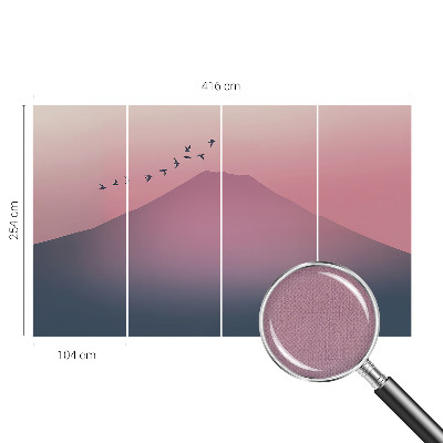 Motivtapete nach Maß Bergwesten