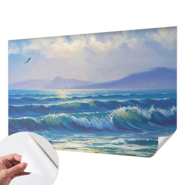 Vintage tapete Meereswellen