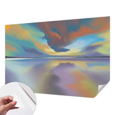 Hochwertige Bildtapete Regenbogen-Sonnenuntergang