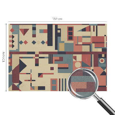 Selbstklebende Fototapete fürs Schlafzimmer Abstrakte Komposition