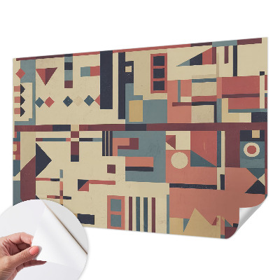 Selbstklebende Fototapete fürs Schlafzimmer Abstrakte Komposition