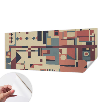 Selbstklebende Fototapete fürs Schlafzimmer Abstrakte Komposition