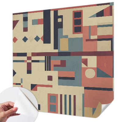 Selbstklebende Fototapete fürs Schlafzimmer Abstrakte Komposition