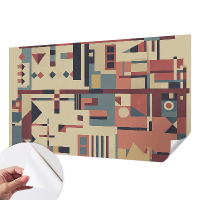 Selbstklebende Fototapete fürs Schlafzimmer Abstrakte Komposition