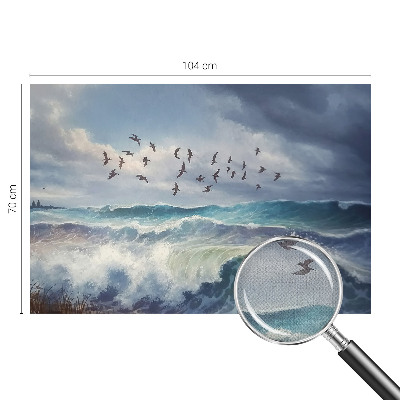 Selbstklebende Fototapete fürs Kinderzimmer Meereswellen