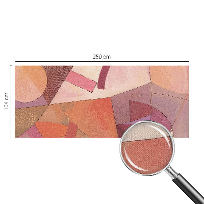 Fototapete in 3D-Optik Farbenfrohe Formen