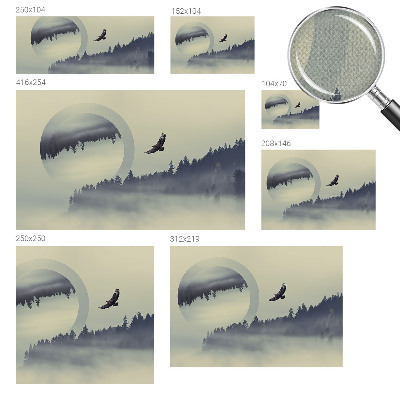 3D-Fototapete Waldlandschaft