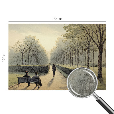 Vintage tapete Parkfrieden