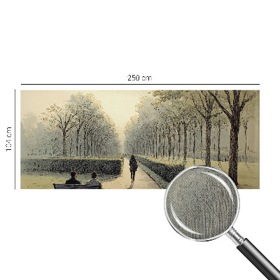 Vintage tapete Parkfrieden