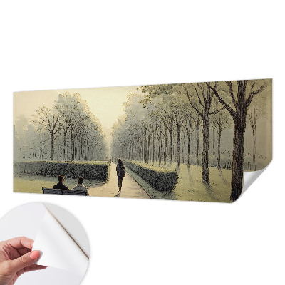 Vintage tapete Parkfrieden