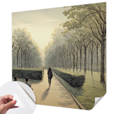 Vintage tapete Parkfrieden