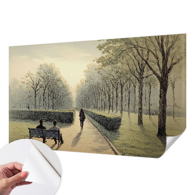 Vintage tapete Parkfrieden