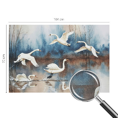 Selbstklebende Fototapete fürs Wohnzimmer Vögel im Flug