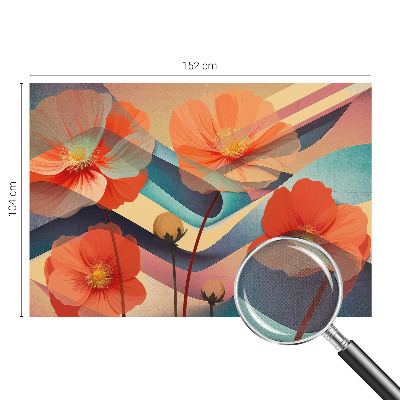 3D-Fototapete Blumen der Sinne