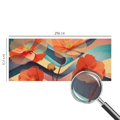 3D-Fototapete Blumen der Sinne