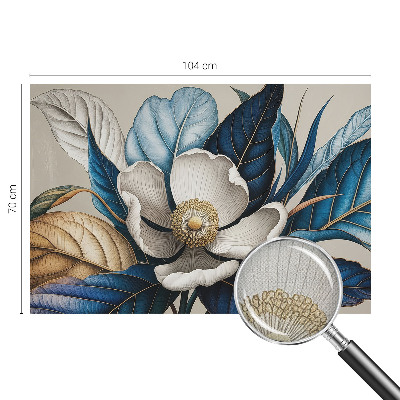 3D-Fototapete fürs Wohnzimmer Elegante Flora