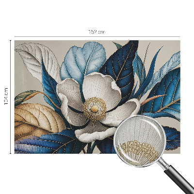 3D-Fototapete fürs Wohnzimmer Elegante Flora