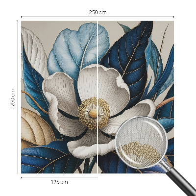 3D-Fototapete fürs Wohnzimmer Elegante Flora