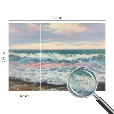 3D-Fototapete fürs Schlafzimmer Meereslandschaft